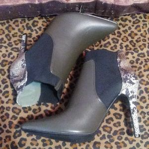 Ashley Stewart heeled booties